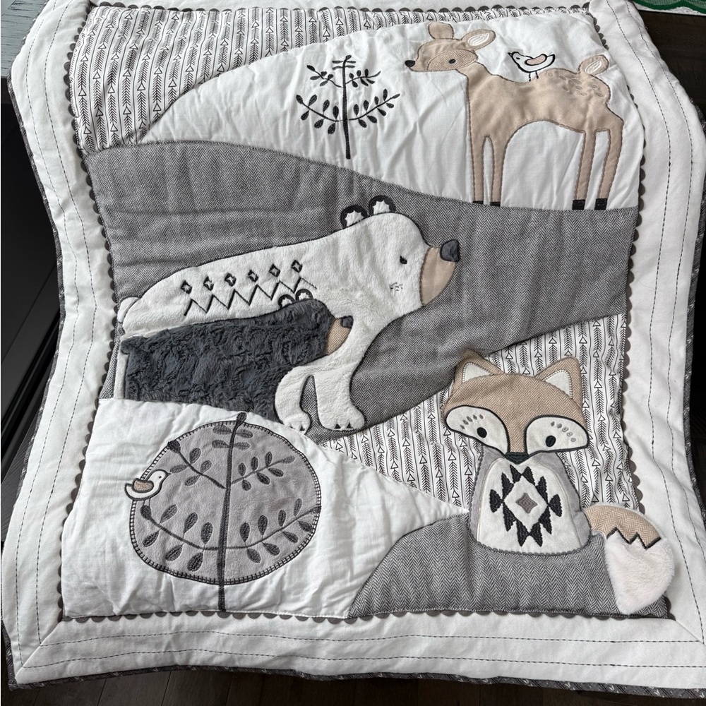 Levtex Bailey Woodland Baby Bedding Set & Musical Mobile
